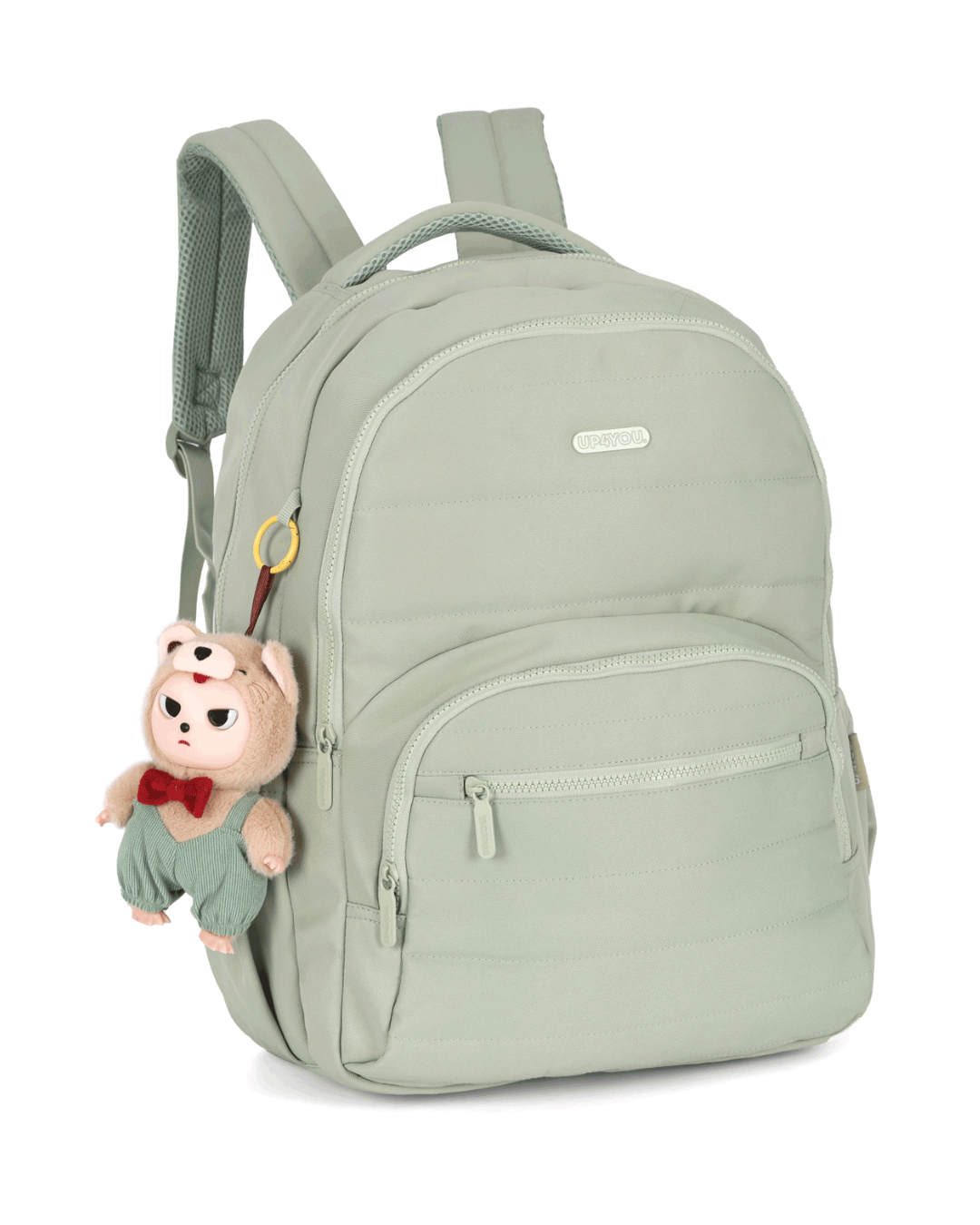 Mochila de Costas Média Juvenil Escolar Notebook 3 Bolsos Náilon Mate Luluzinho Up4you