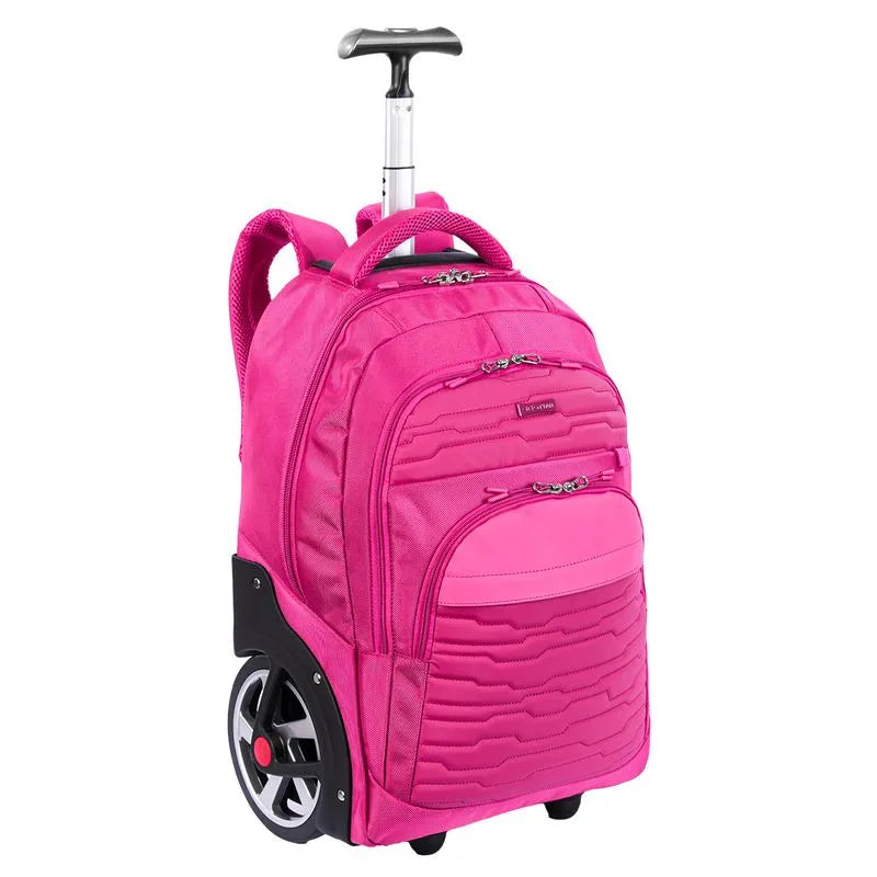 Mochila Carrinho Mega Rodas Evolution Rosa - Sestini