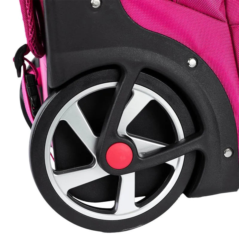 Mochila Carrinho Mega Rodas Evolution Rosa - Sestini