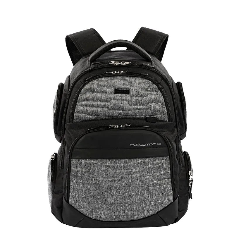 Mochila Grande 2 Compartimentos Evolution Ultra Cinza Carbon - Sestini