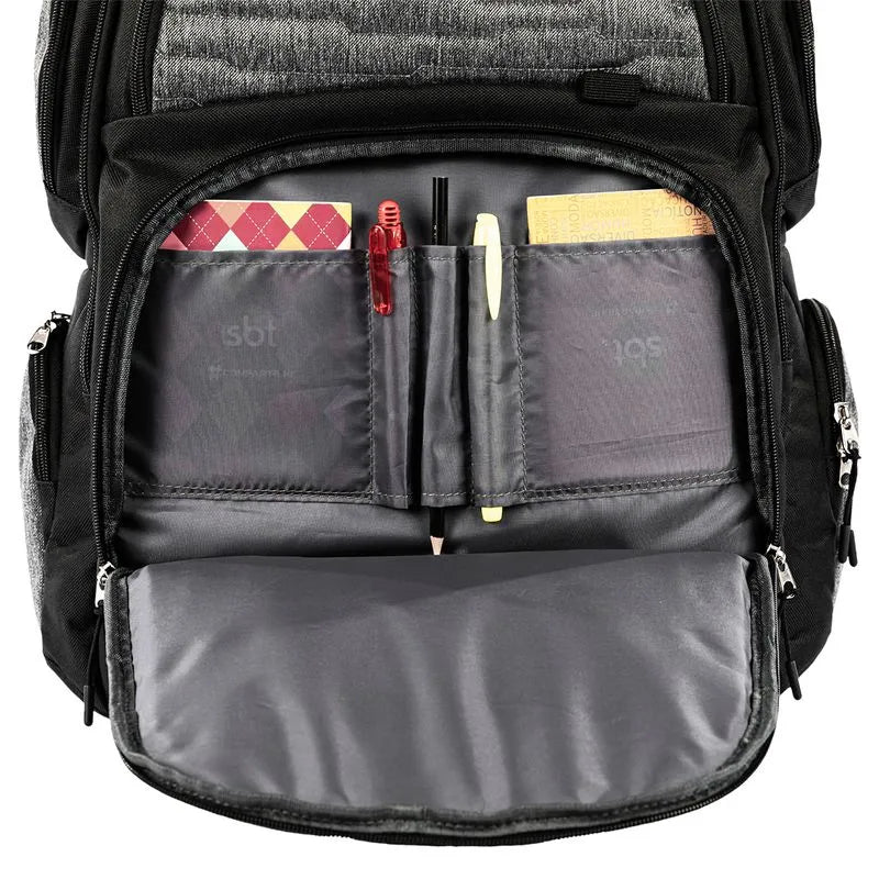 Mochila Grande 2 Compartimentos Evolution Ultra Cinza Carbon - Sestini