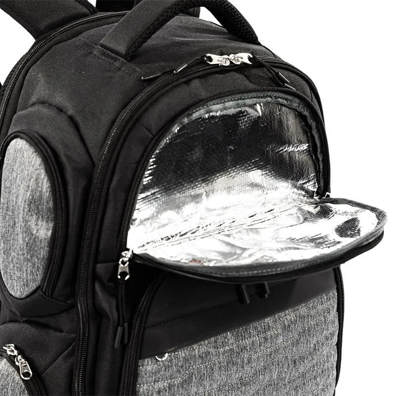 Mochila Grande 2 Compartimentos Evolution Ultra Cinza Carbon - Sestini