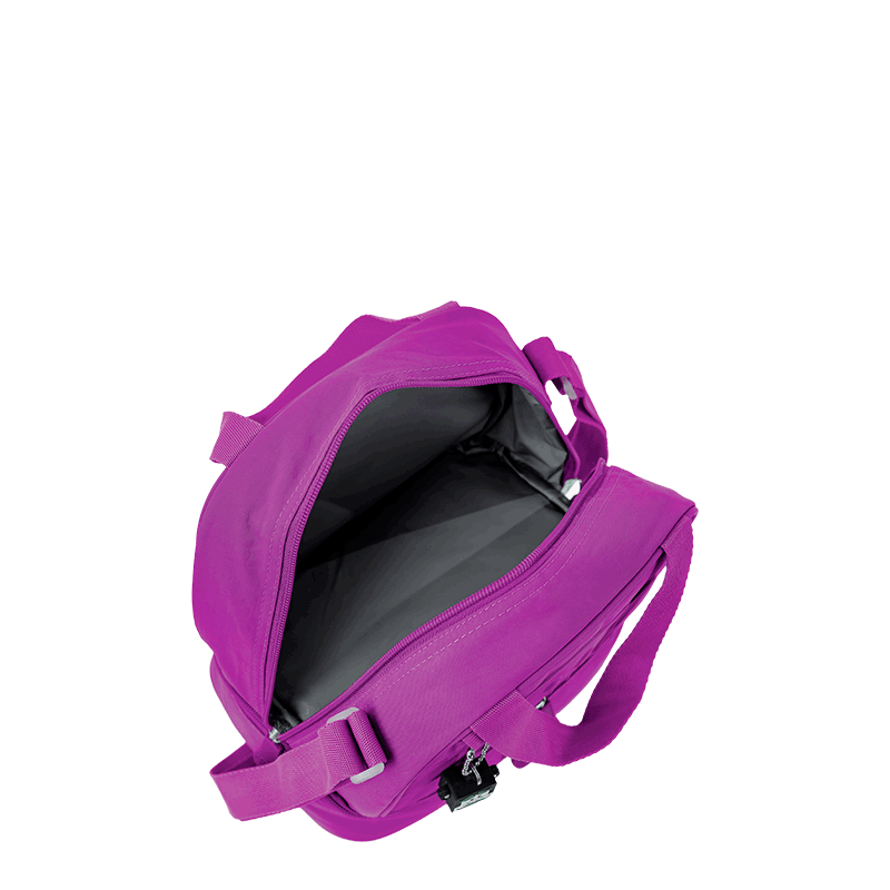 Kit Completo Mochila de 4 Rodas Paul Frank Roxo - Sestini