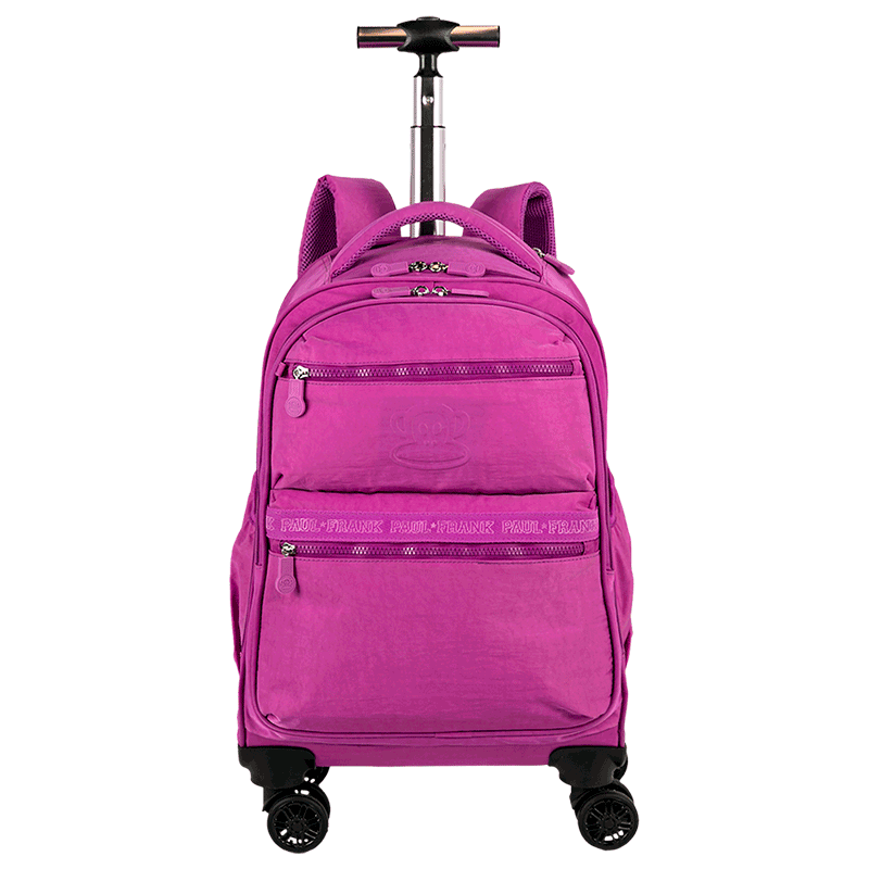 Mochila4 Rodas Paul Frank Roxo - Sestini