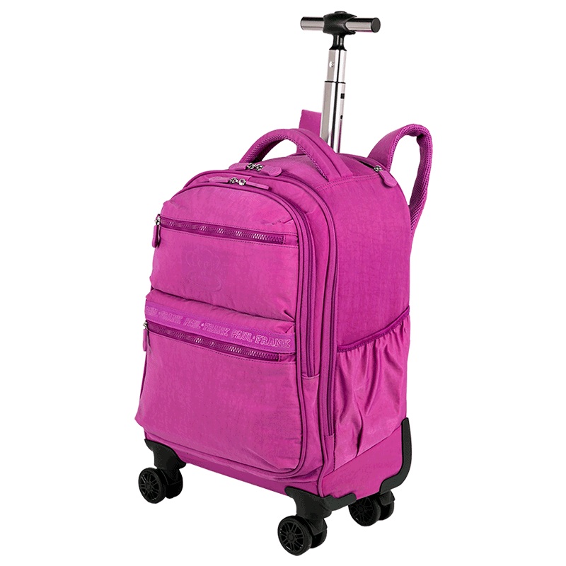 Mochila4 Rodas Paul Frank Roxo - Sestini