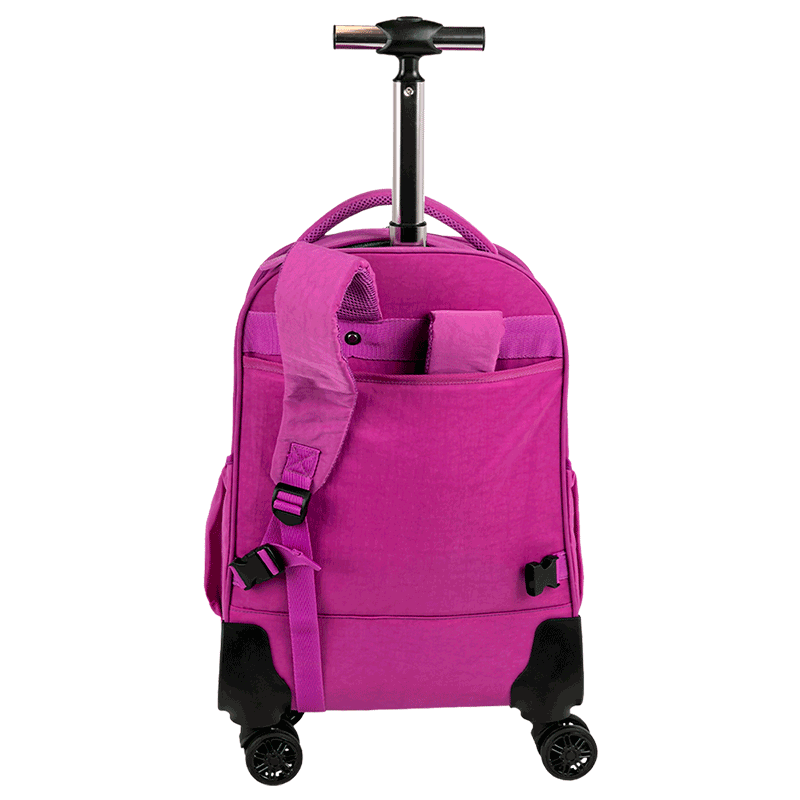Mochila4 Rodas Paul Frank Roxo - Sestini