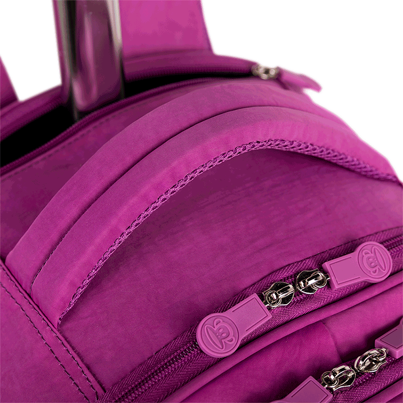 Mochila4 Rodas Paul Frank Roxo - Sestini