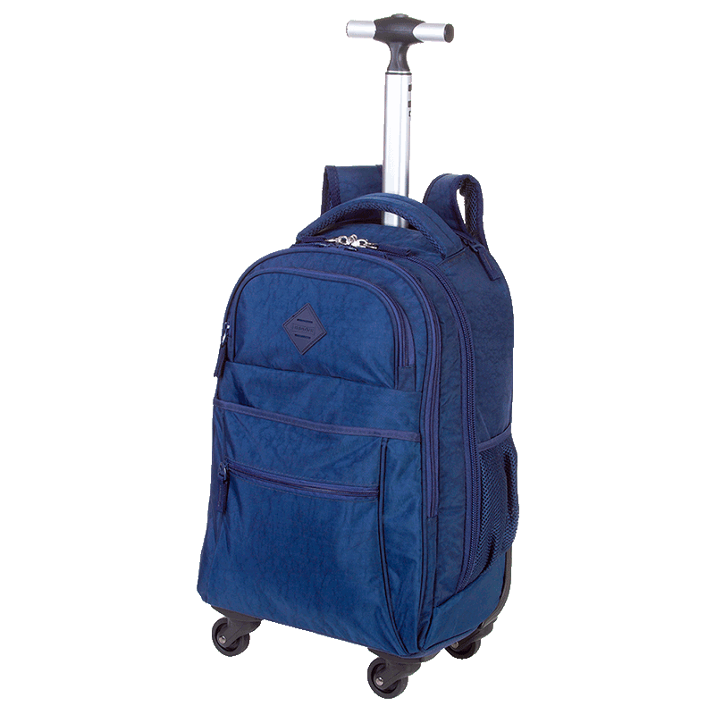 Mochila Carrinho 4 Rodas Sestini Rolling Grande Crinkle