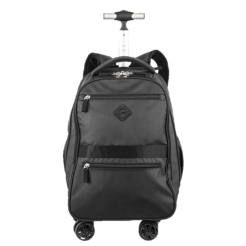 Mochila Carrinho 4 Rodas Duplas Sestini Rolling Hidroblock - Preto