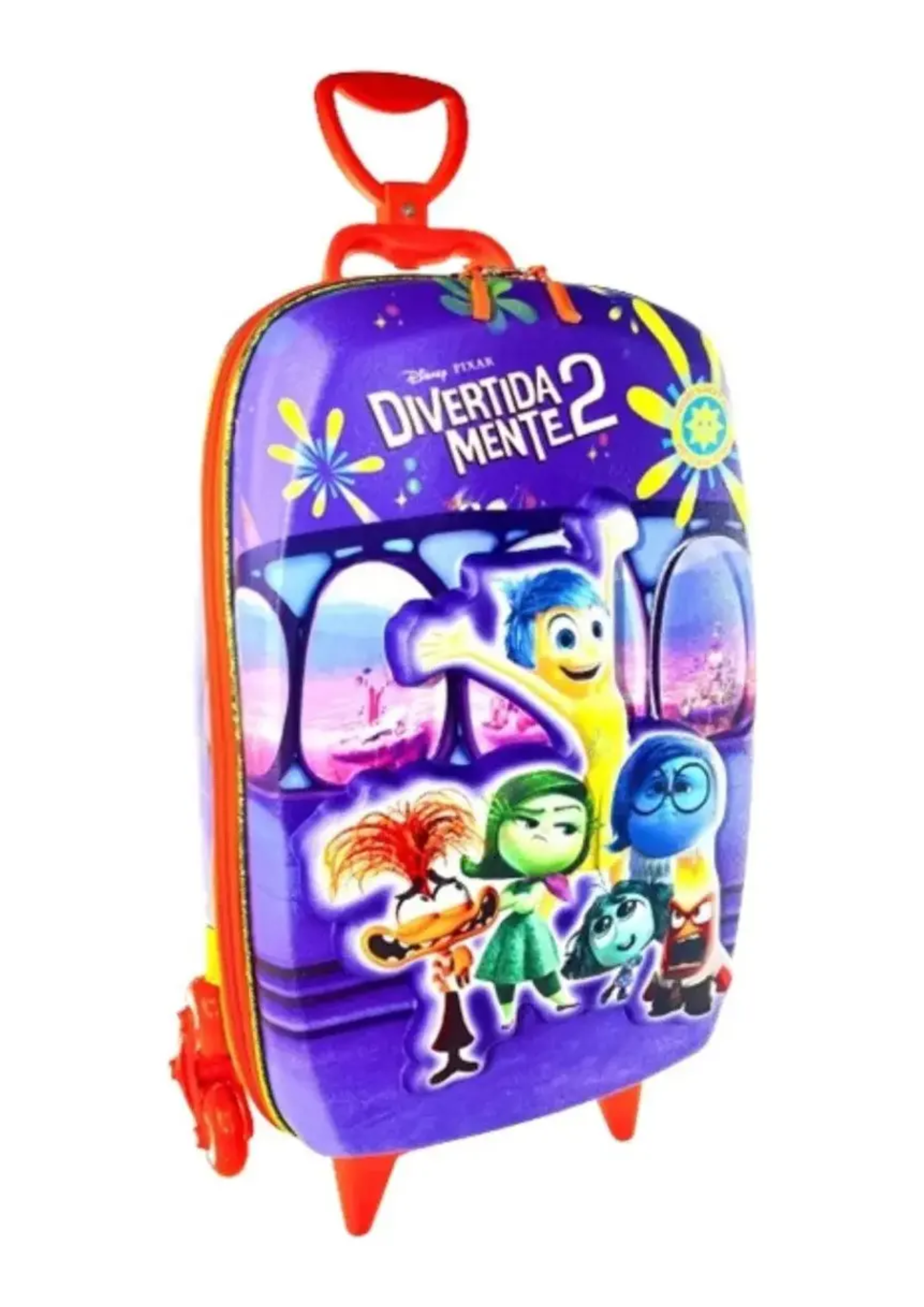 Kit Mochila 3d + Lancheira Divertidamente Sala De Controle