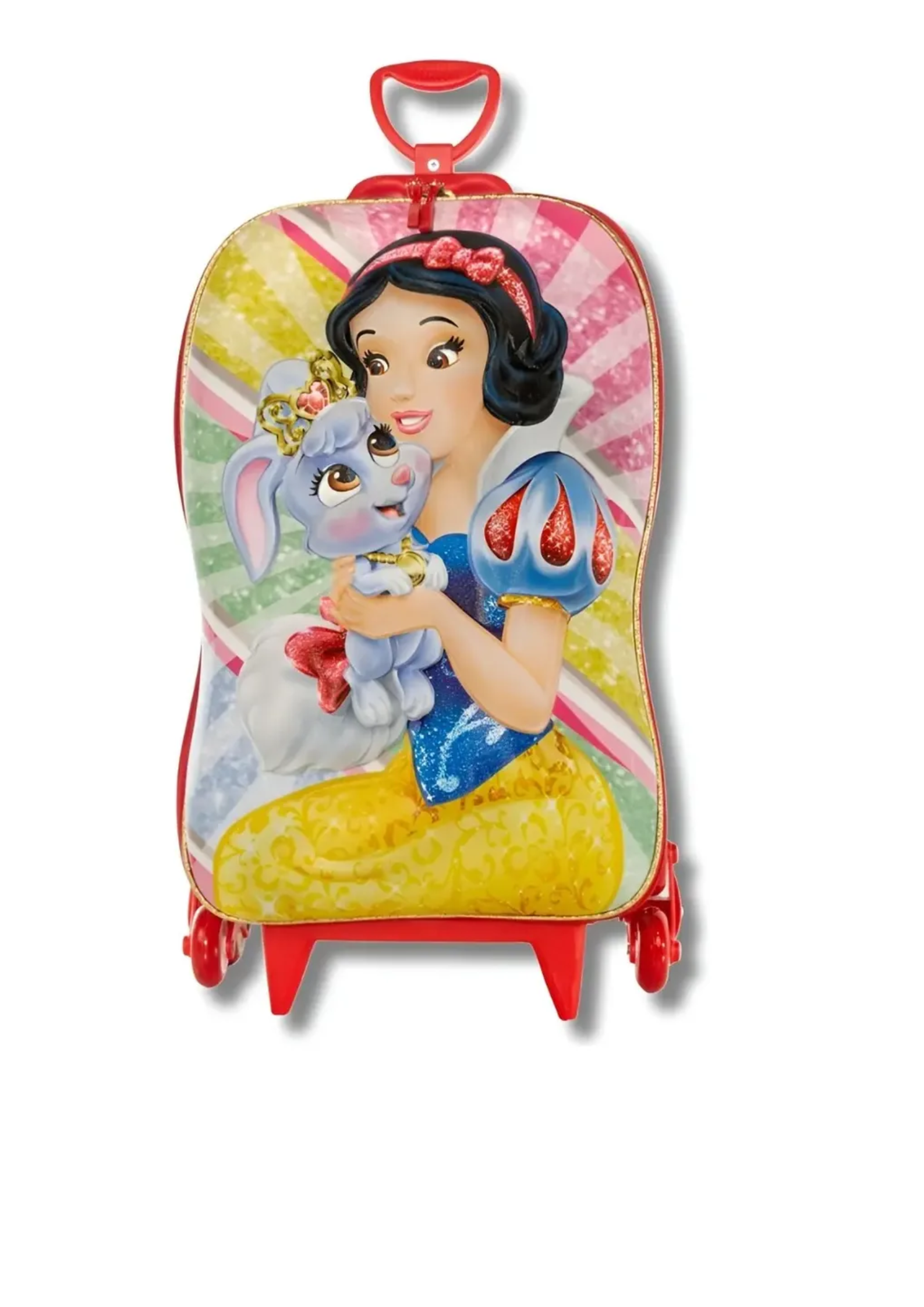 Kit Escolar Mala 3d Princesa Branca De Neve Com Lancheira