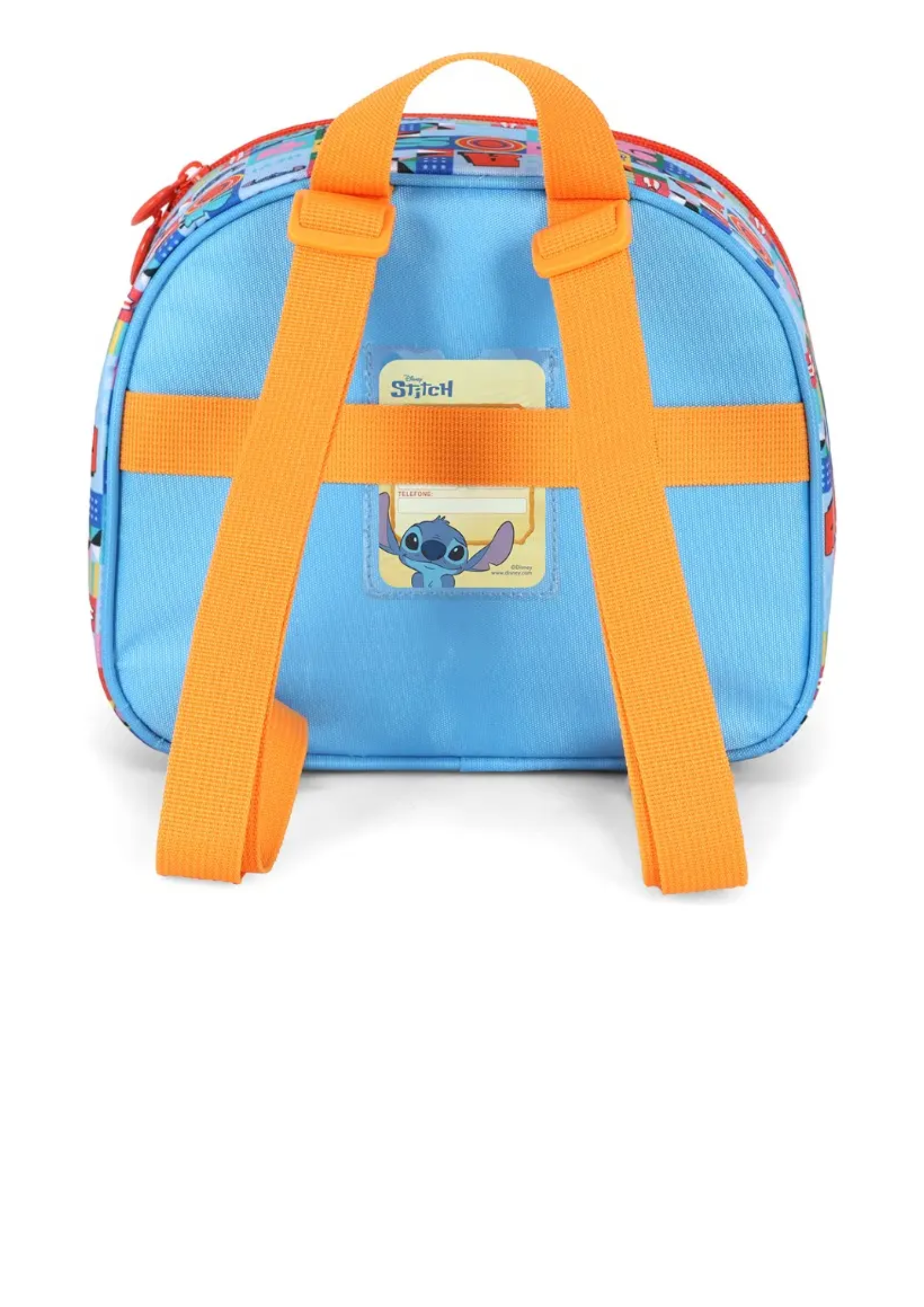 Mochilete Com Rodas E Lancheira Luxcel Stitch Ic42392sc Azul Liso