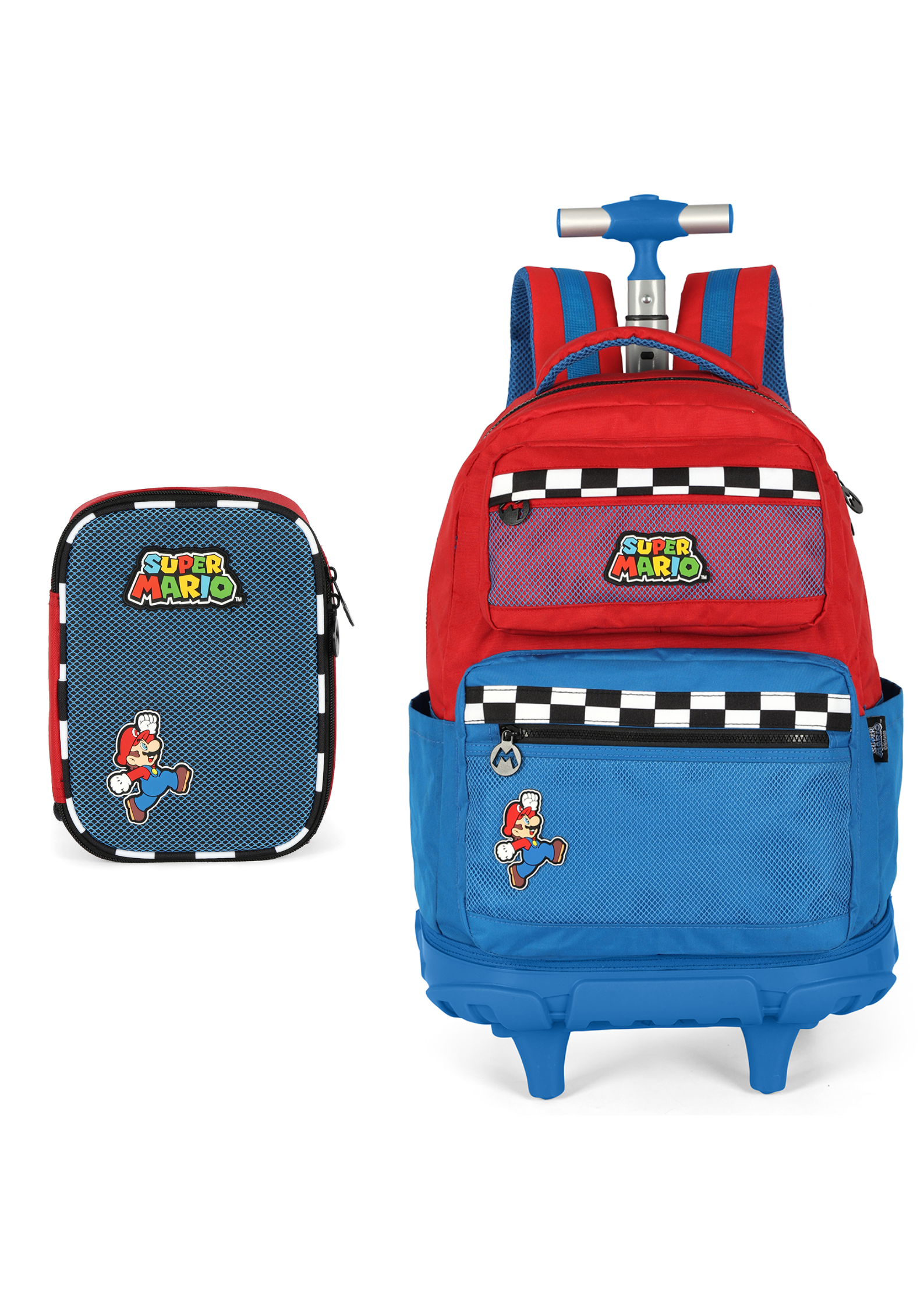 Kit Mochila e Estojo Mario