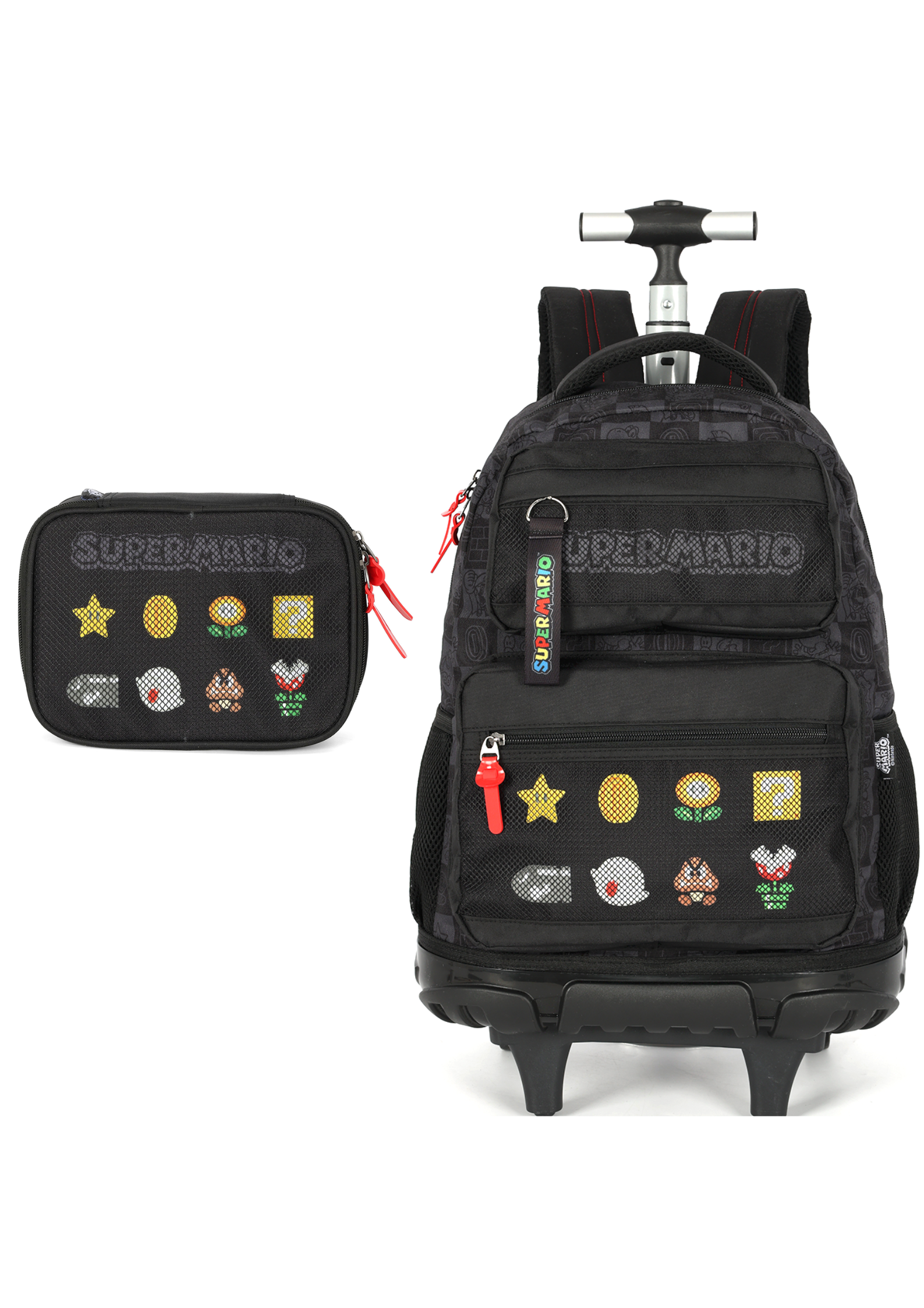 Kit Mochila e Estojo Mario