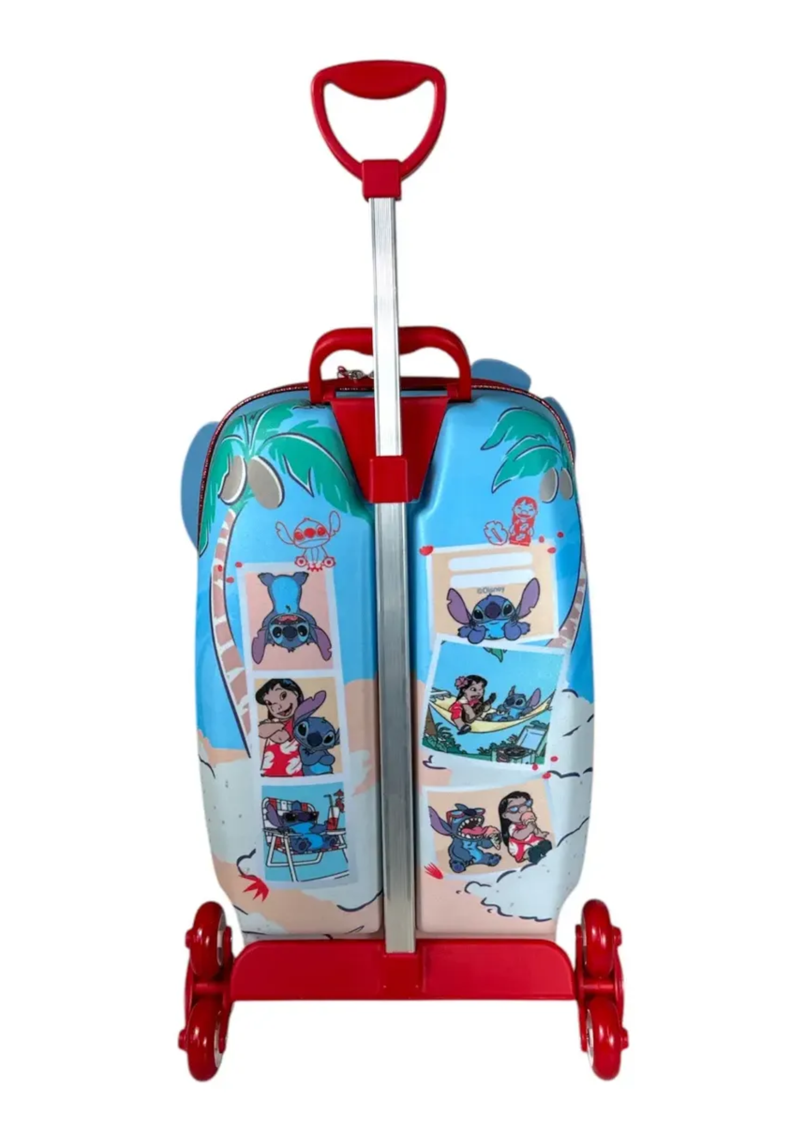 Kit Mochila Infantil Angel Stitch Disney Com Lancheira 3d