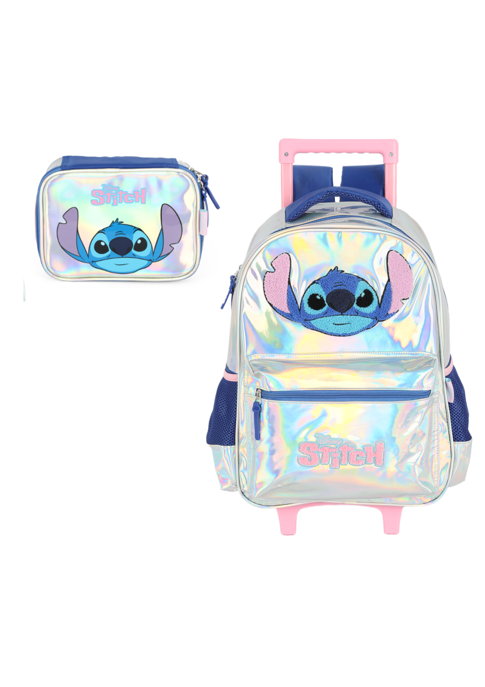 Mochila Infantil Holográfica - Stitch