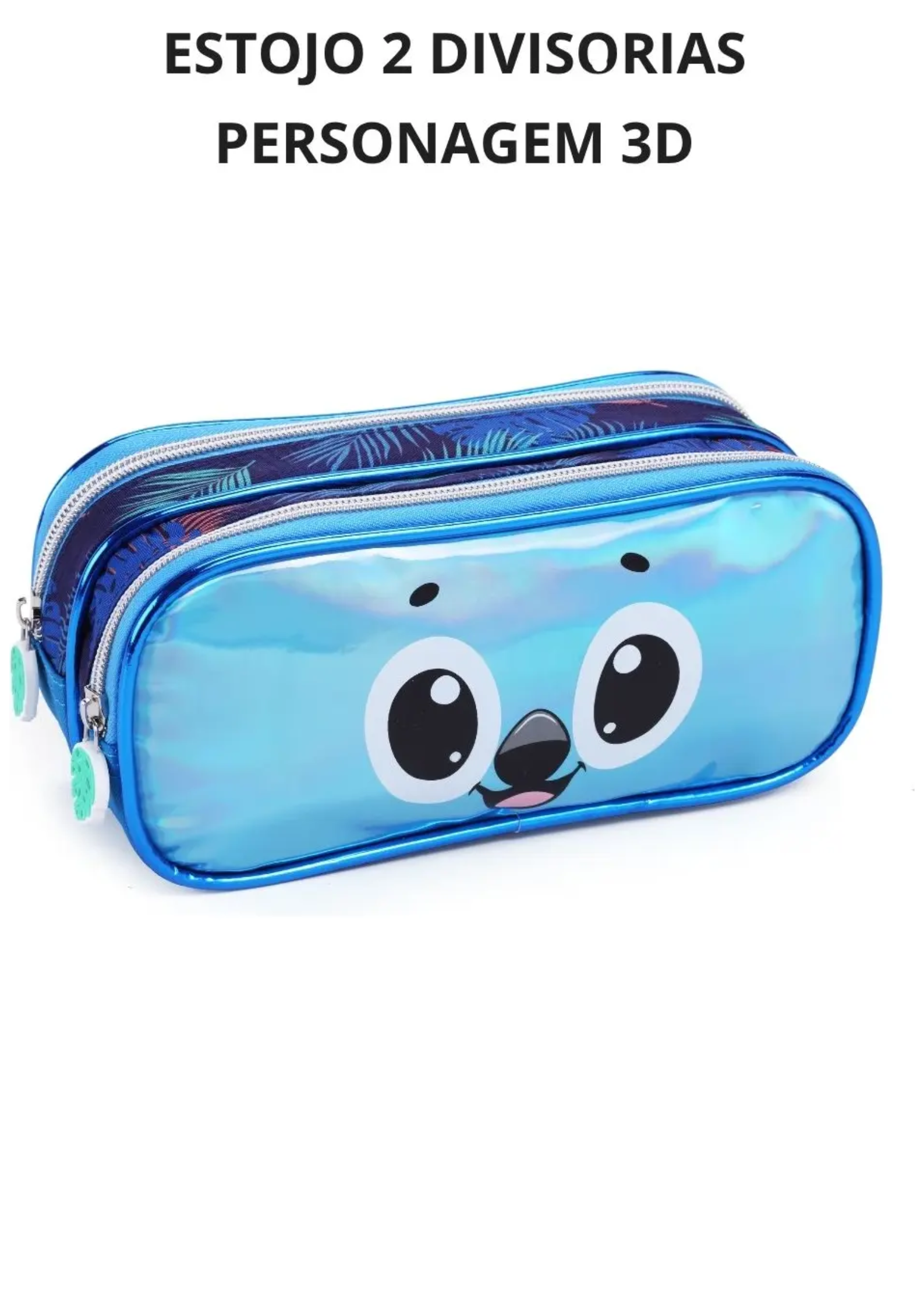 Kit Mochila D Rodinha Escolar Infantil Coala 3d Aloha Menino