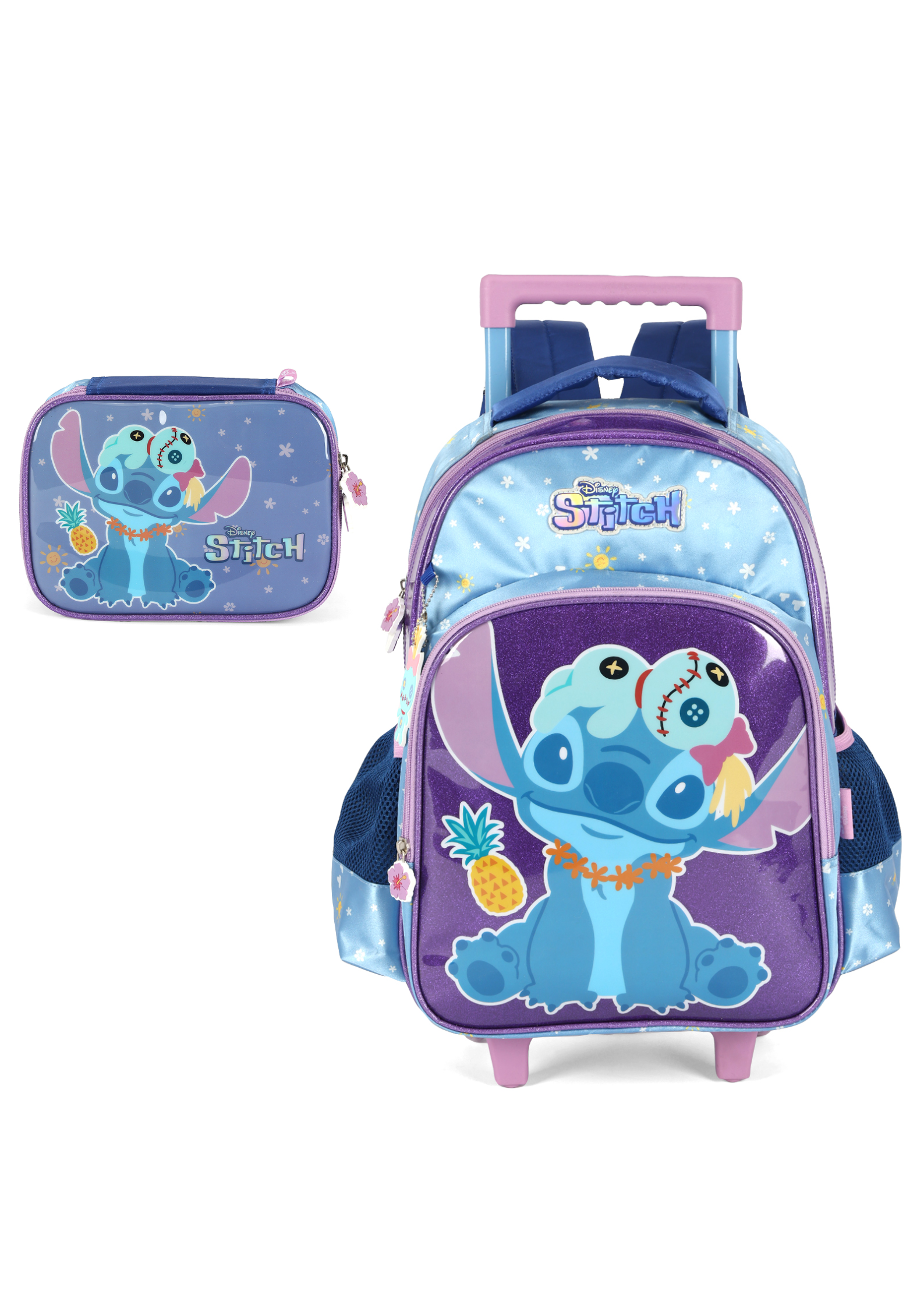 Kit Infantil Azul e Roxo - Stitch