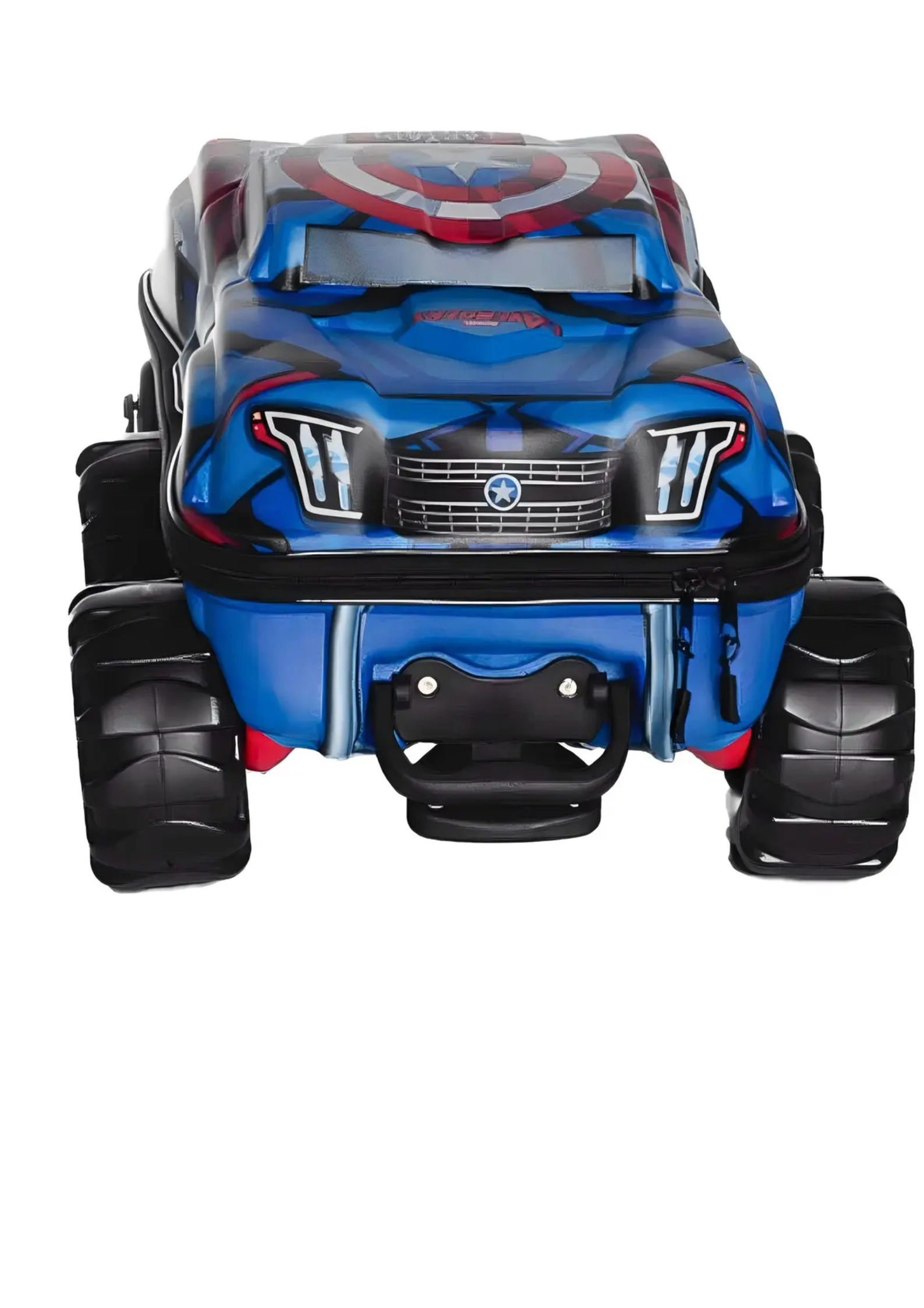 Mochila Infantil 3d Capitão América Monster Trucks Diplomata