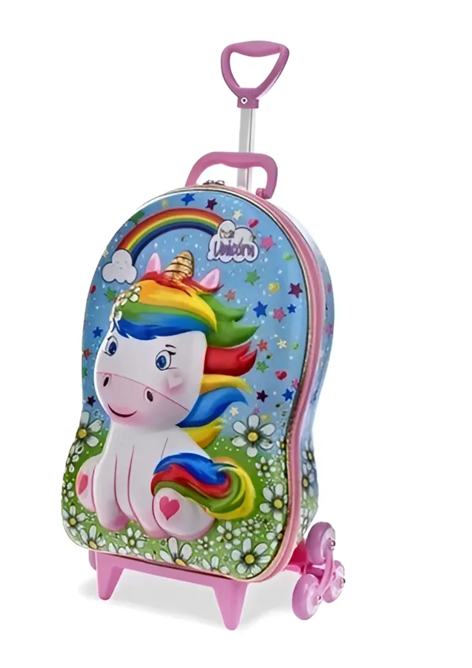 Mochila Lancheira Escolar 3d Infantil Cute Unicórnio