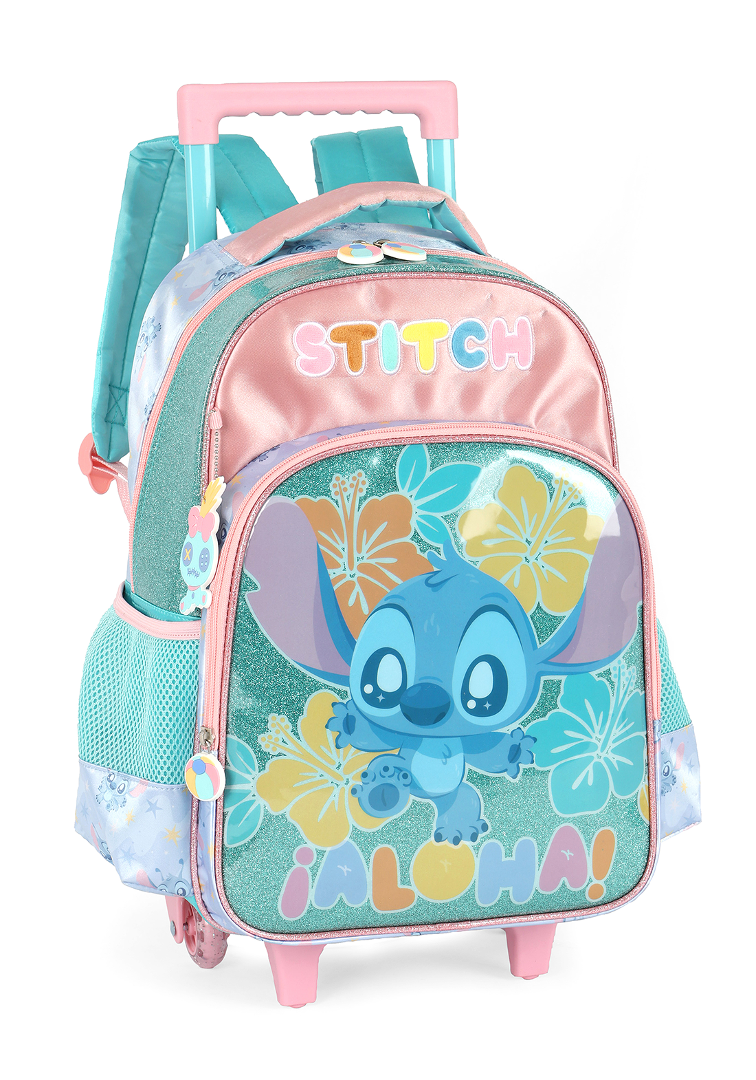 Kit Infantil Verde e Rosa - Stitch