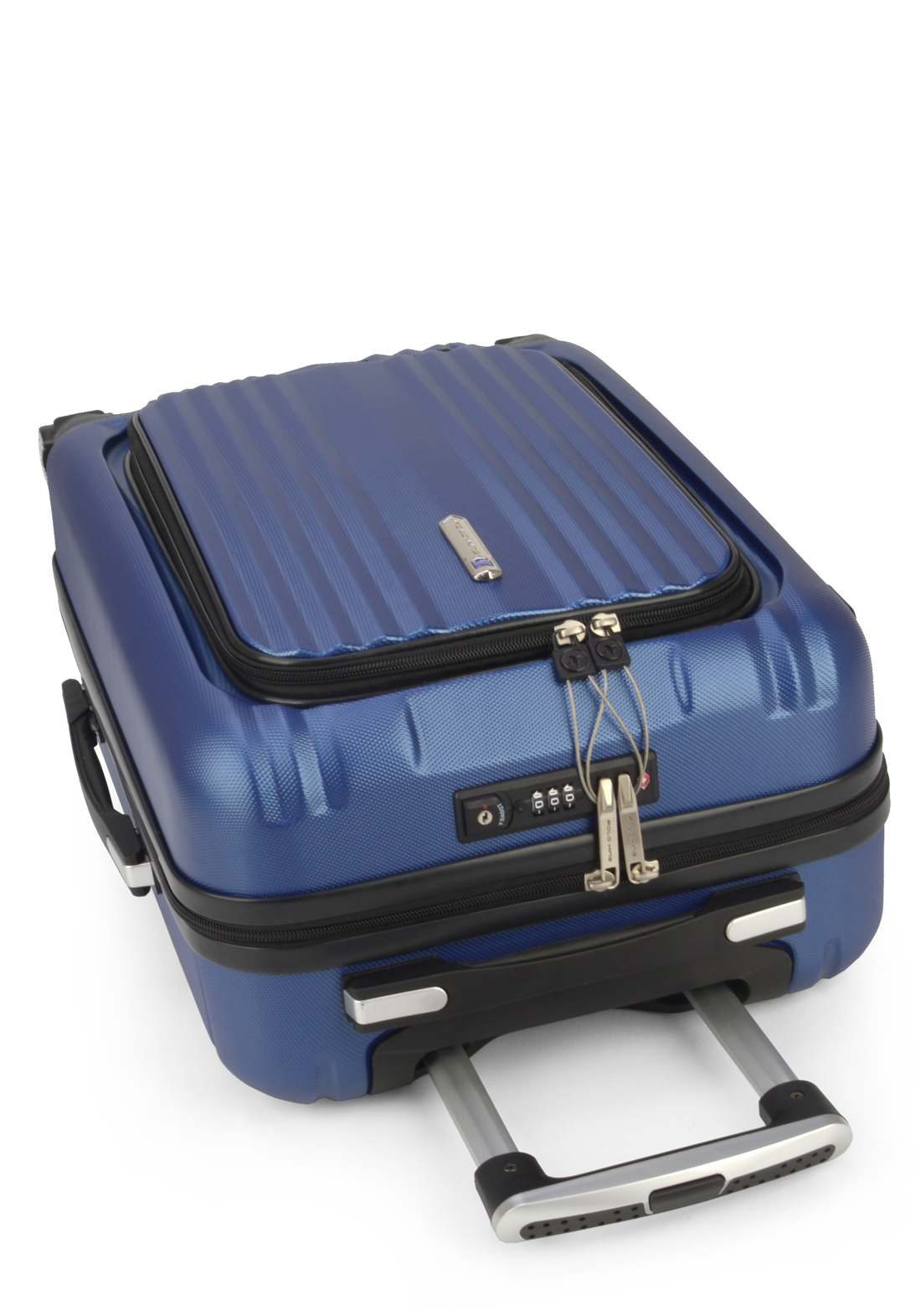 Mala de Viagem Bordo ABS Argos Notebook Rodas Removíveis TSA Polo King