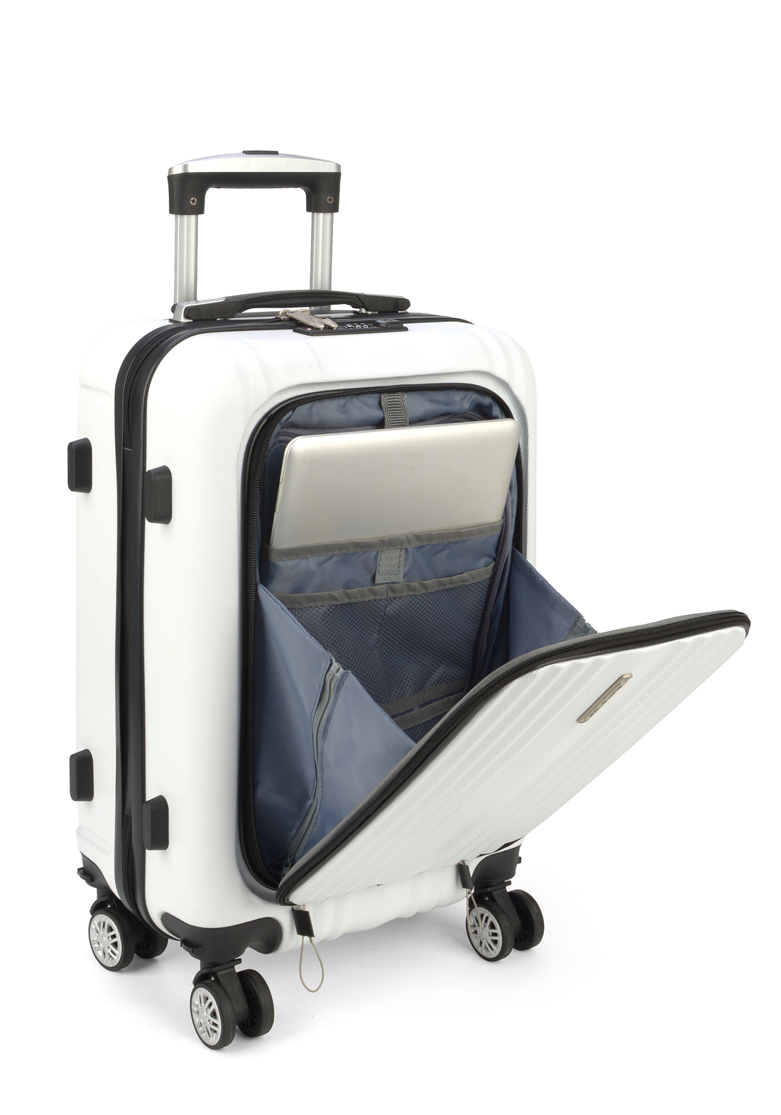 Mala de Viagem Bordo ABS Argos Notebook Rodas Removíveis TSA Polo King