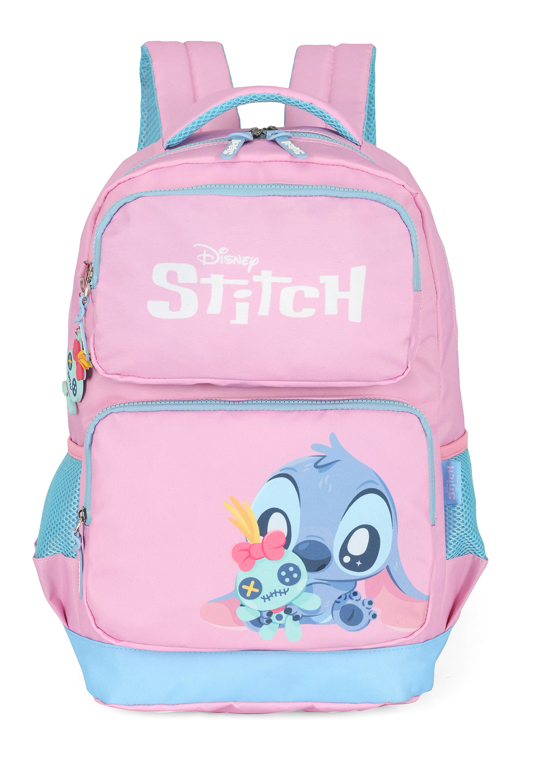 Mochila de Costas Juvenil Rosa - Stitch